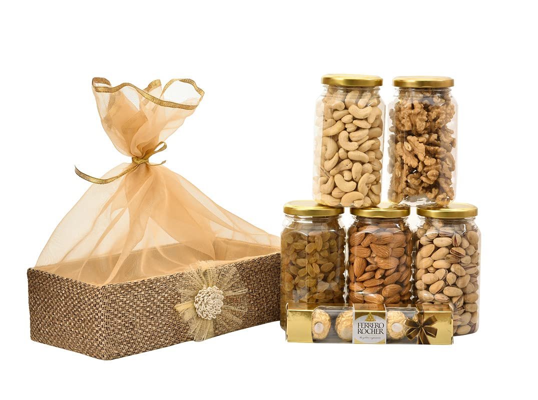 Giftrend Corporate Gift Hamper with Chocolates &amp; Dry Fruits for Staff, Colleagues, and Clients