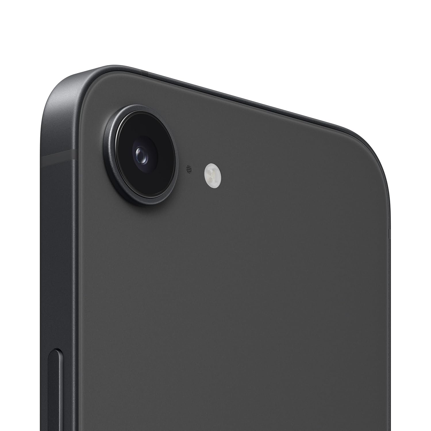 iPhone 16e 128 GB: Built for Apple Intelligence, A18 Chip, Supersized Battery Life, 48MP Fusion. Camera, 15.40 cm (6.1″) Super Retina XDR Display; Black - View 3