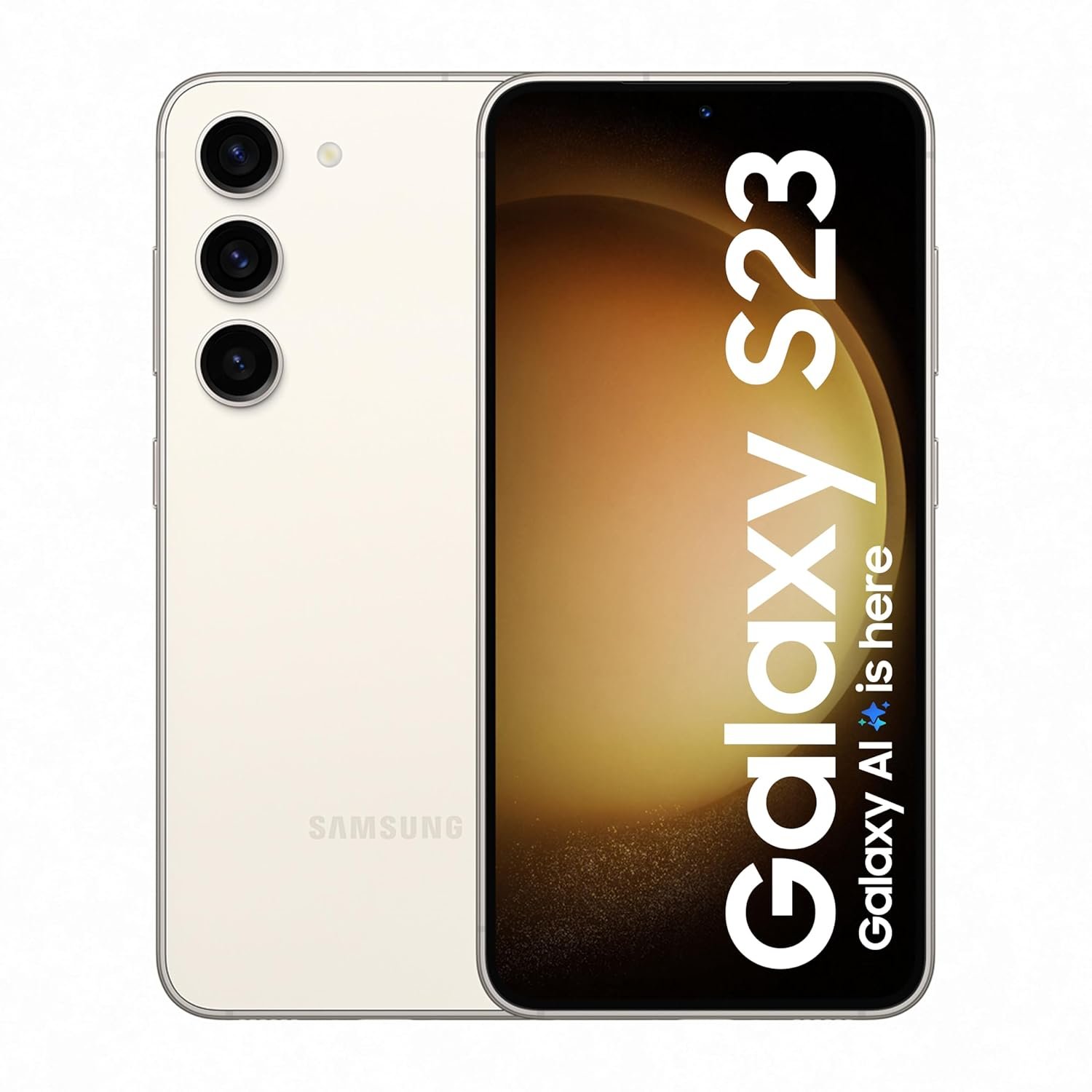 Samsung Galaxy S23 5G AI Smartphone (Cream, 8GB, 128GB Storage)